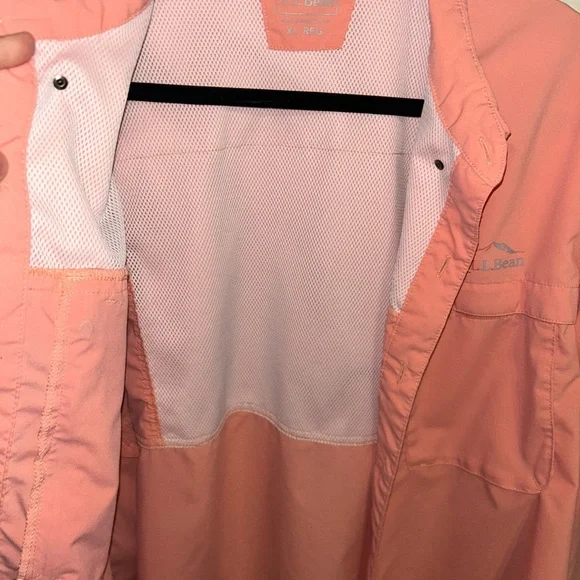 LL Bean 2 Shirt Men's XL Long Sleeve Performance Vented Fish Outdoors SPF - Picture 14 of 16